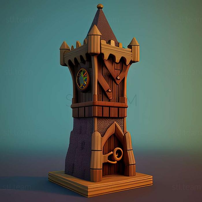 3D model Tower Bloxx Deluxe game (STL)